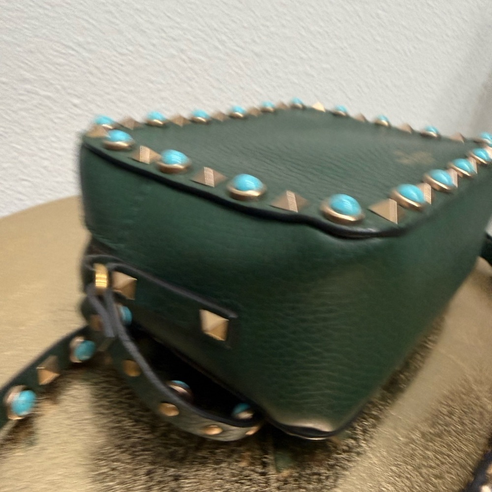 Valentino Green Studded Women's Bag - Picture 4 of 5